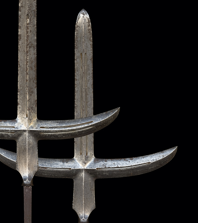 森 長可 所有 十文字槍「人間無骨」を模して赤穂の鍛冶「則之」が鍛えた十文字槍